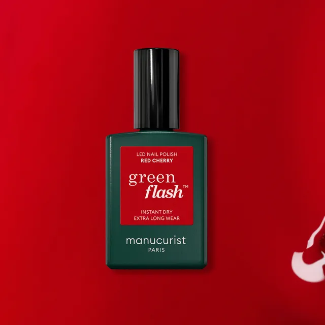 manucurist-green-flash-red-cherry-semi-permanenter-nagellack-kirschrot image 1