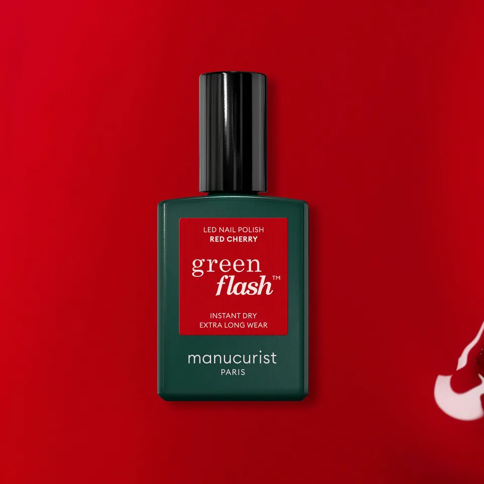 manucurist-green-flash-red-cherry-semi-permanenter-nagellack-kirschrot image 1