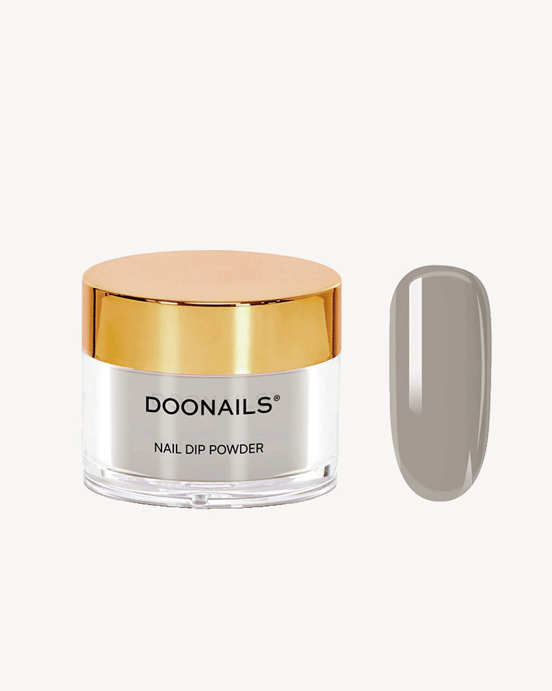 doonails-cool-moondust-dipping-powder-zeitloses-grau image 1