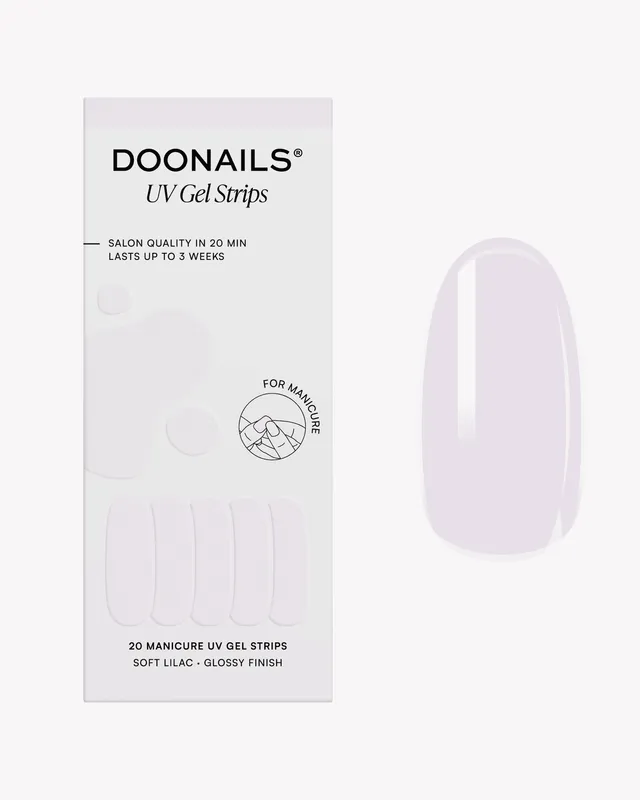 doonails-soft-lilac-uv-gel-strips-k-hles-lavendel image 1