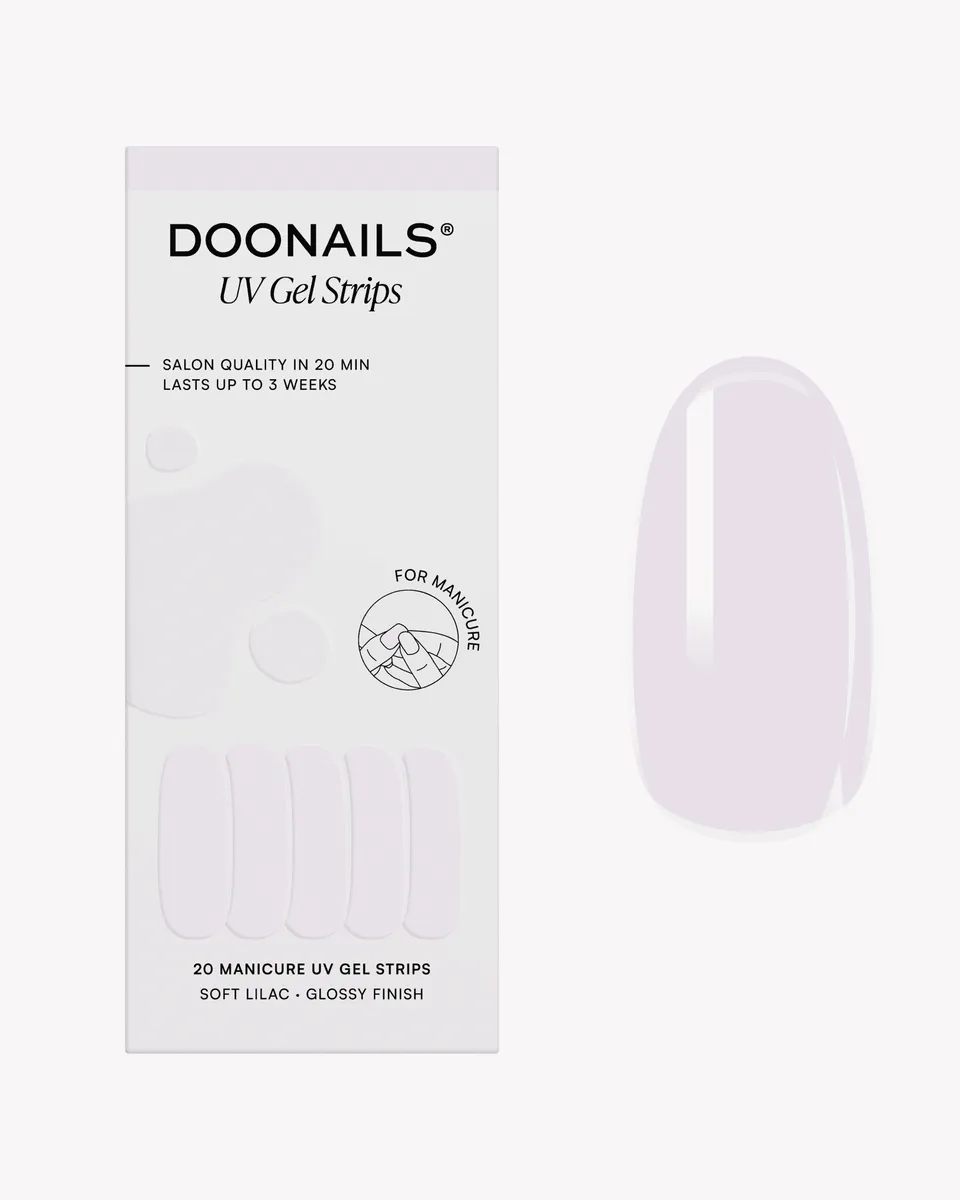 doonails-soft-lilac-uv-gel-strips-k-hles-lavendel image 1