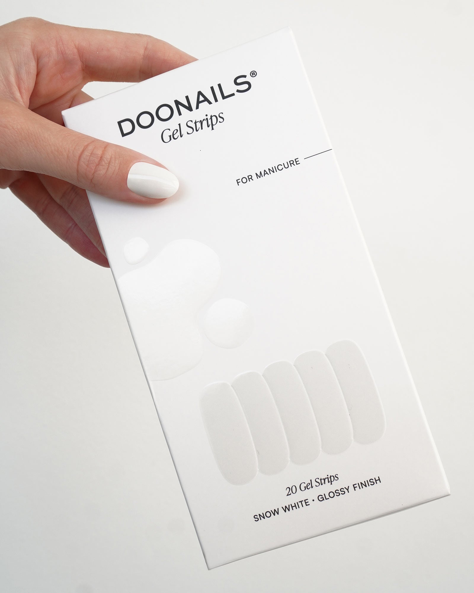 doonails-snow-white-uv-gel-strips image 3