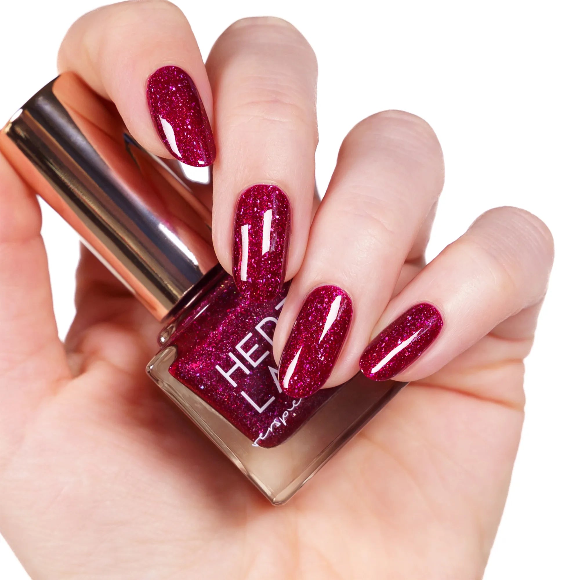 herzlack-funkelbeere-veganer-nagellack-beere-holo-schimmer-11ml image 2