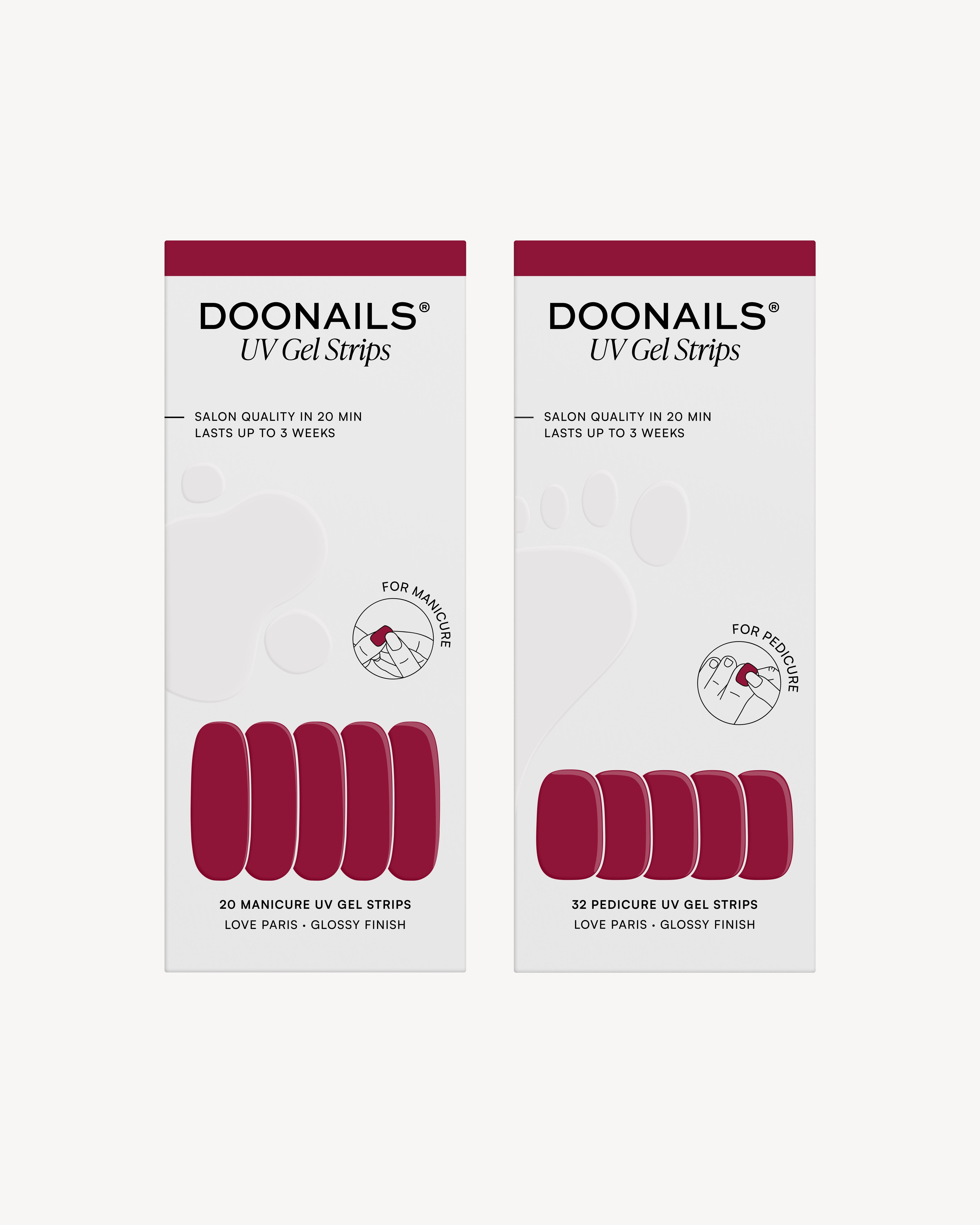 doonails-love-paris-mani-pedi-set-uv-gel-strips image 1