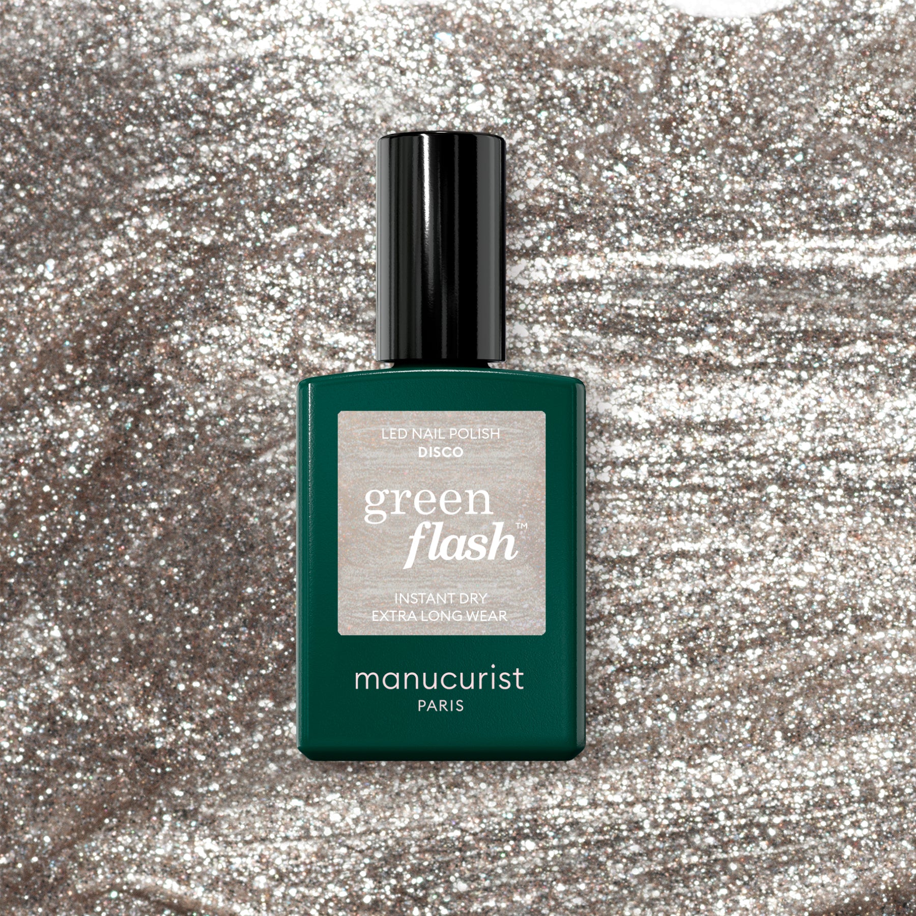 manucurist-green-flash-disco-silberner-glitzer-semi-permanentlack image 1