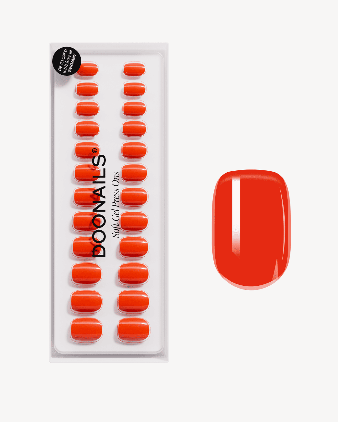 doonails-on-fire-extra-short-square-soft-gel-press-ons-rot-orange image 1