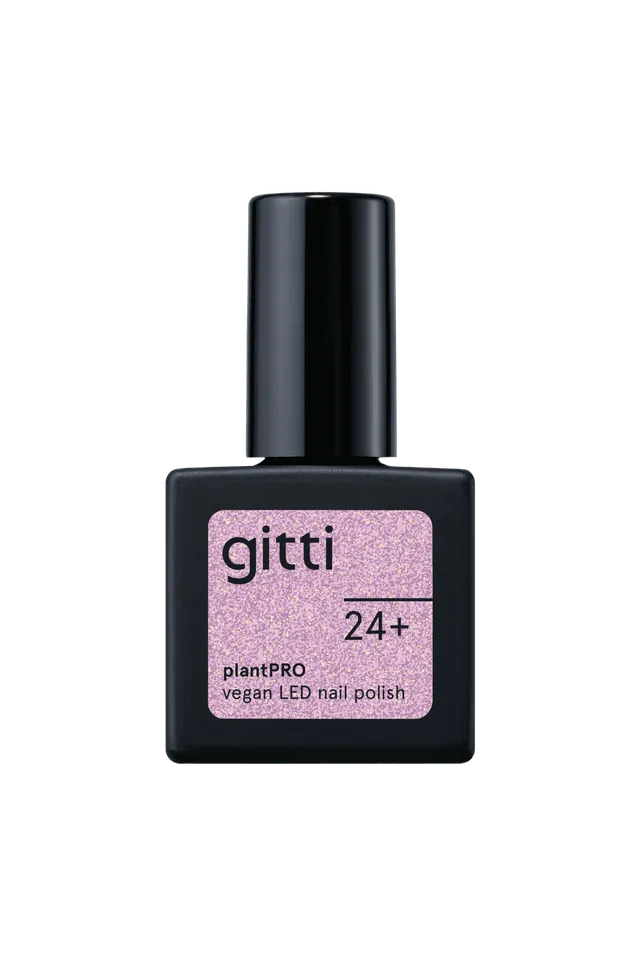 gitti-no-24-plantpro-gel-nagellack-ros-transparent-mit-goldschimmer image 1