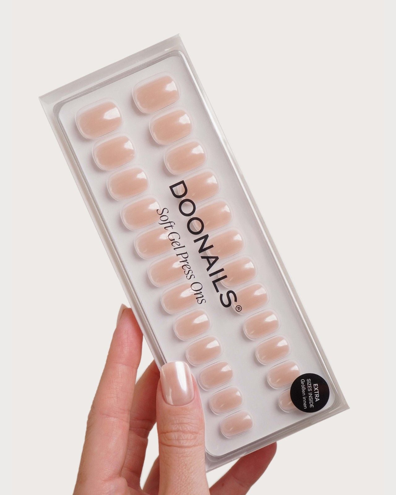 doonails-prosecco-extra-short-square-soft-gel-press-ons-chrome image 3