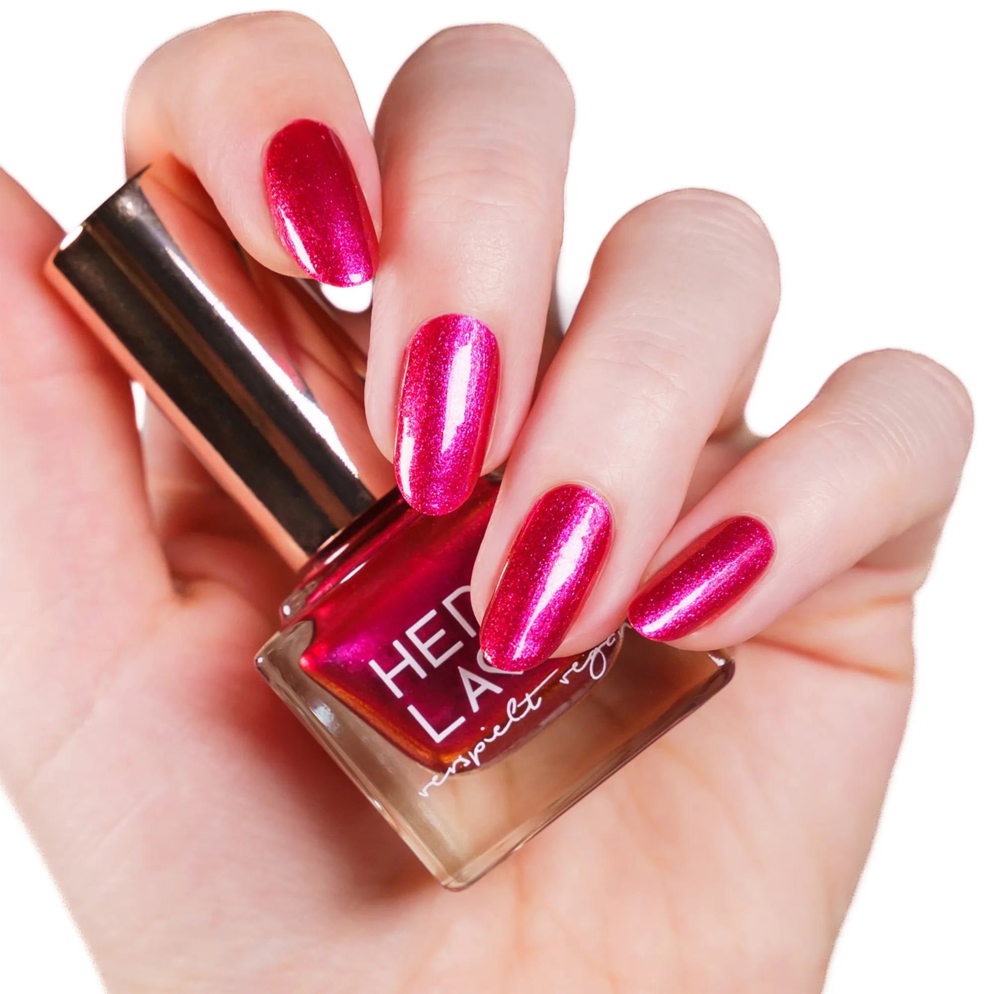 herzlack-sangria-spritz-veganer-nagellack-pink-multichrome-mit-schimmer-11ml image 2