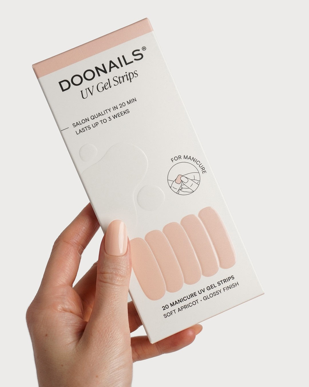 doonails-soft-apricot-uv-gel-strips-pfirsich-nude image 3