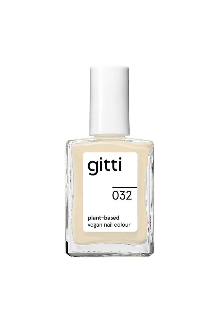 gitti-no-032-plant-based-nagellack-sanftes-butter-wei-gelb image 1