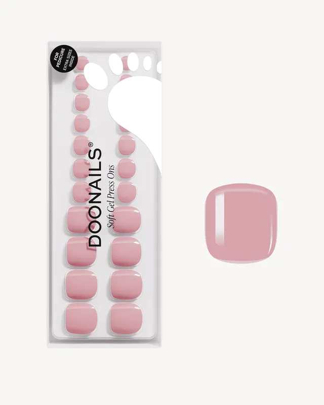 doonails-valentine-crush-pedik-re-soft-gel-press-ons-rosenholz image 1