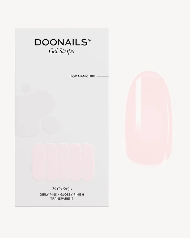 doonails-girly-pink-uv-gel-strips image 1