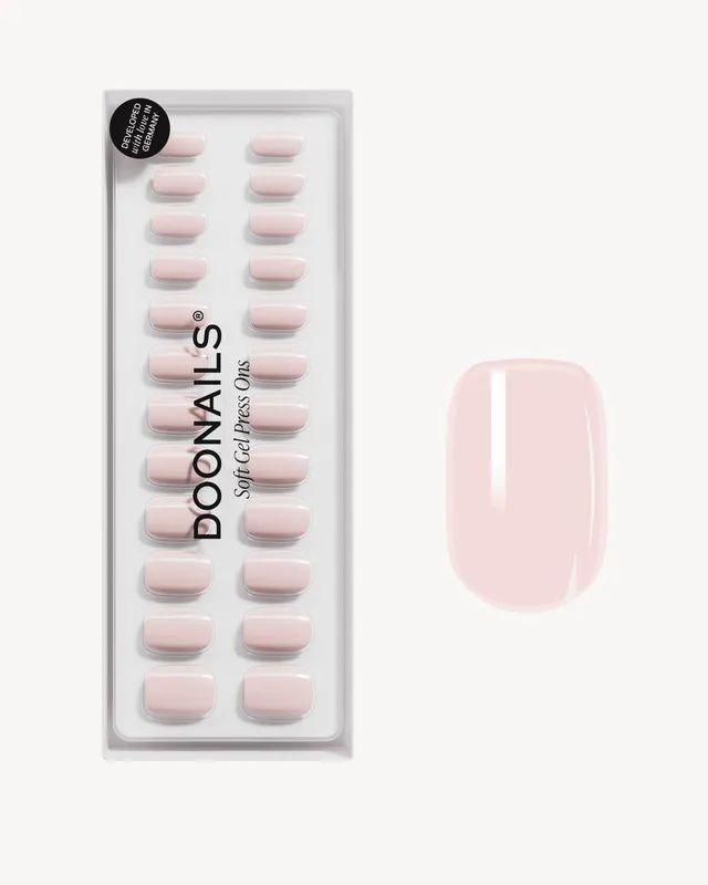 doonails-ballerina-short-square-soft-gel-press-ons-rosa image 1