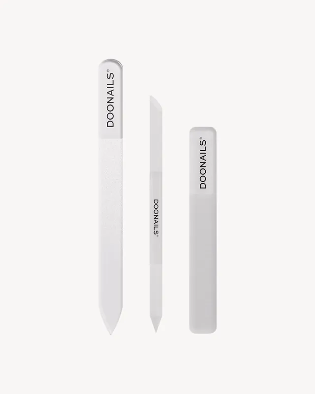 doonails-glas-tool-set-nagelfeile-nagelhautschieber-buffer image 1