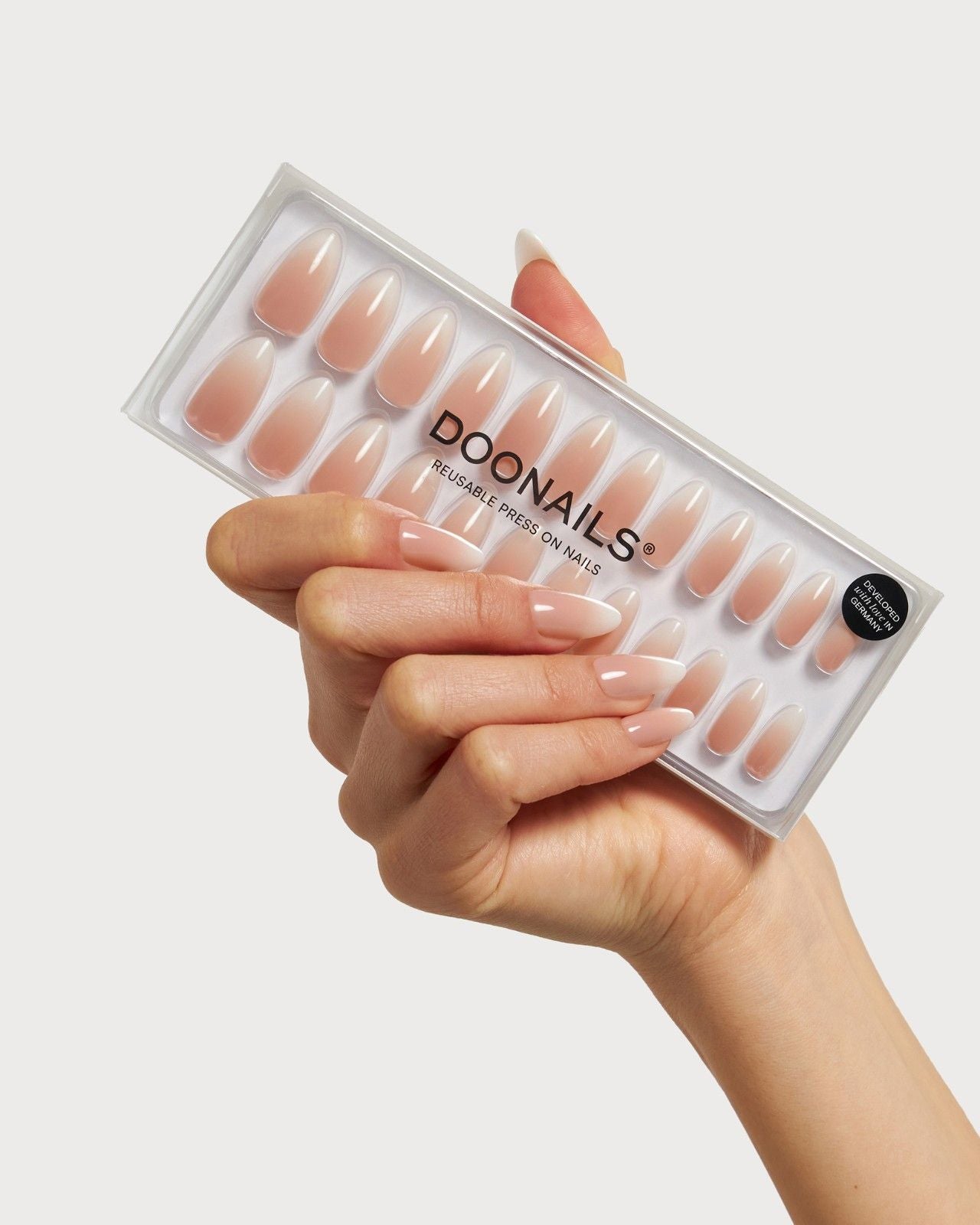 doonails-babyboomer-medium-almond-soft-gel-press-ons-press-on-n-gel-in-mandelfor image 3