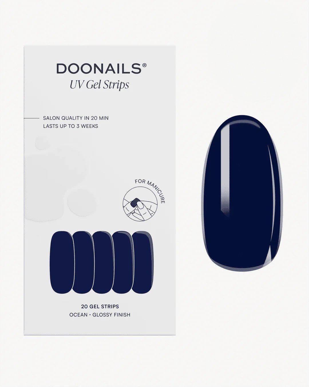 doonails-ocean-uv-gel-strips-navy-blau image 1