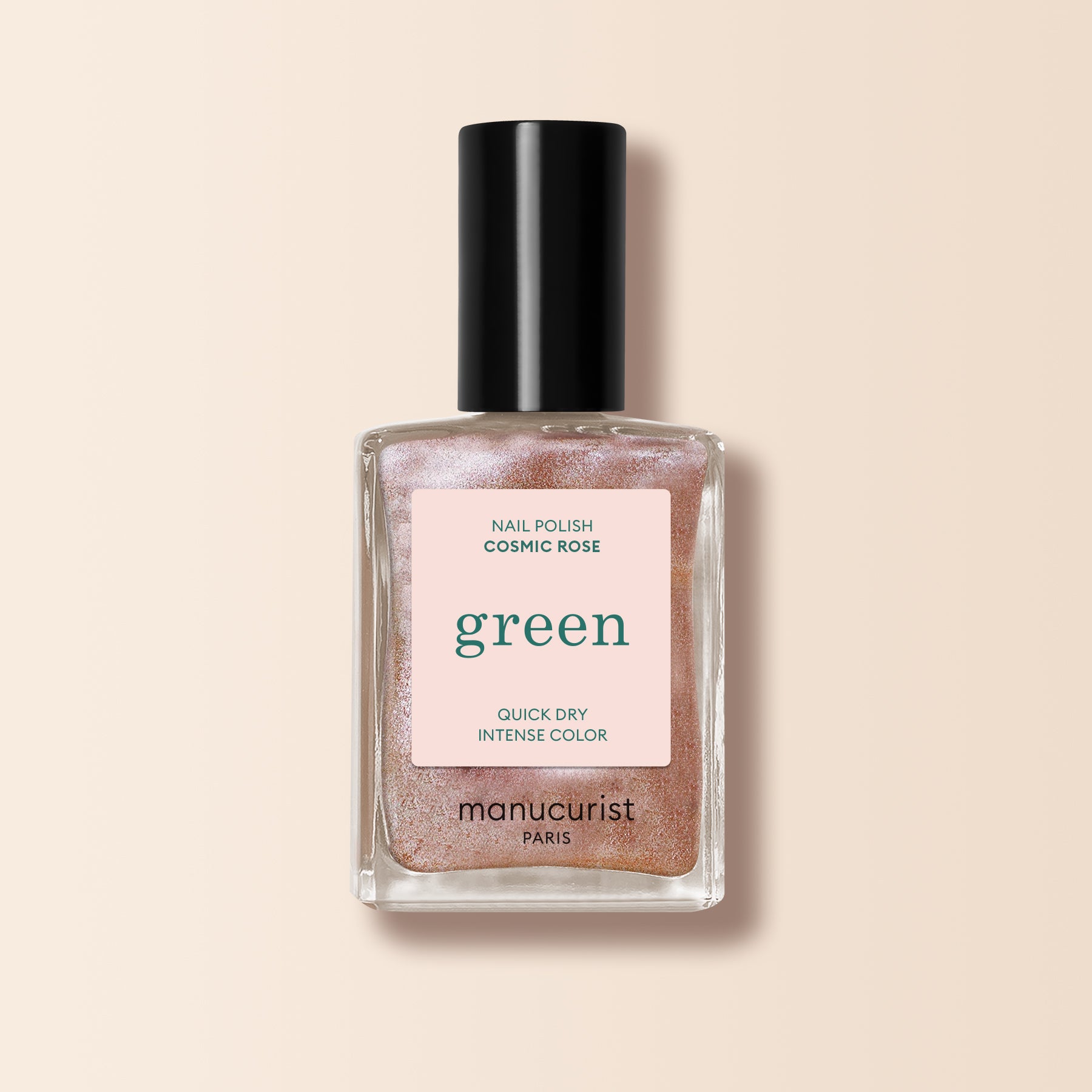 manucurist-green-cosmic-rose-nagellack-champagnerros-schimmer image 1