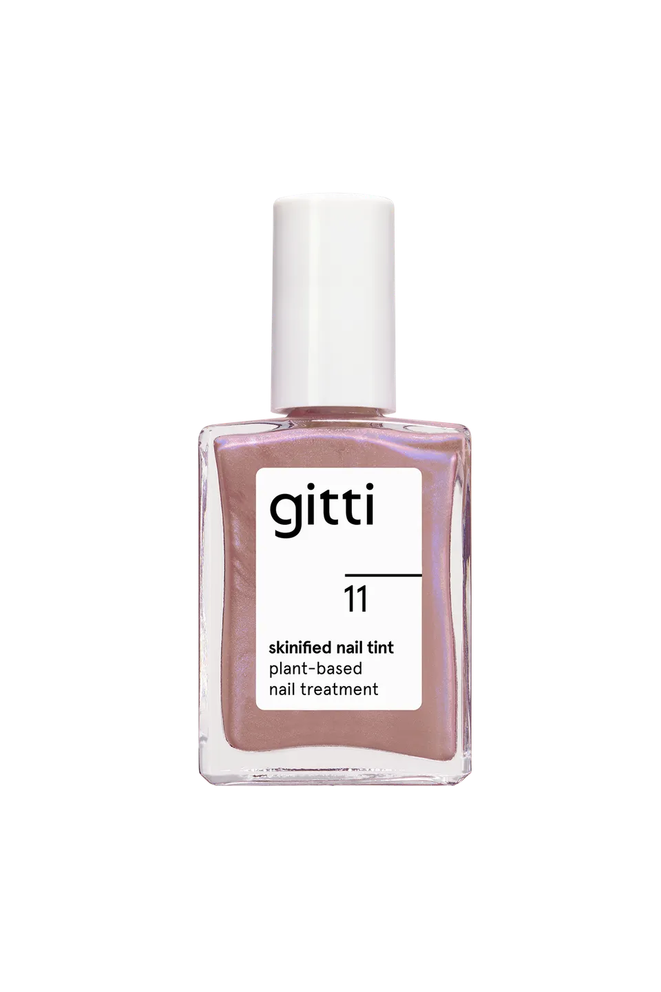 gitti-skinified-nail-tint-no-11-veganer-pflegelack-mauve-mit-blau-silber-schimme image 1