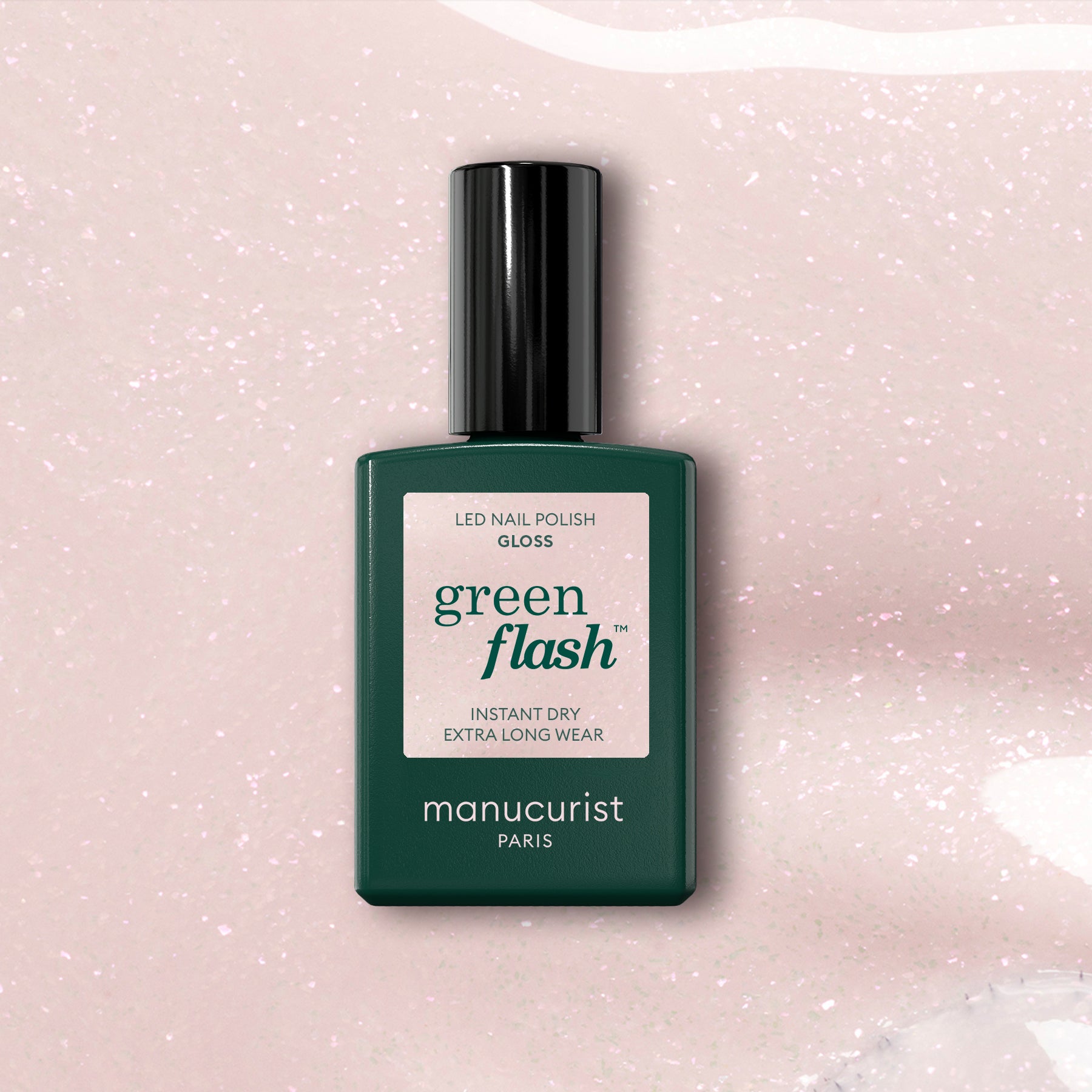 manucurist-green-flash-gloss-semipermanenter-nagellack-wei-mit-rosa-perlglanzsch image 1