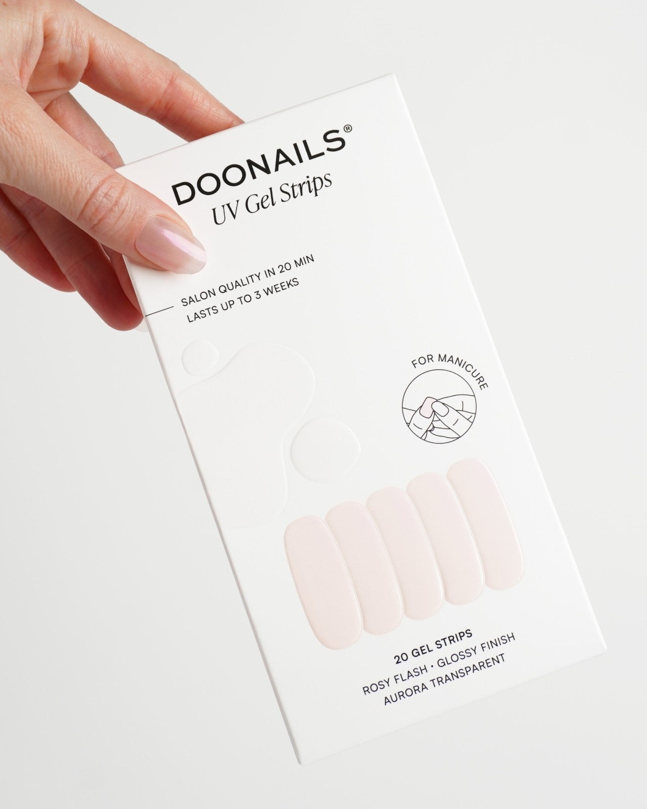 doonails-rosy-flash-uv-gel-strips image 3