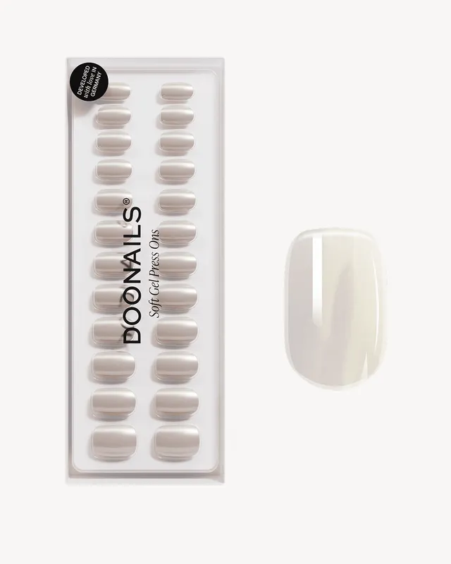 doonails-toffee-short-square-soft-gel-press-ons image 1
