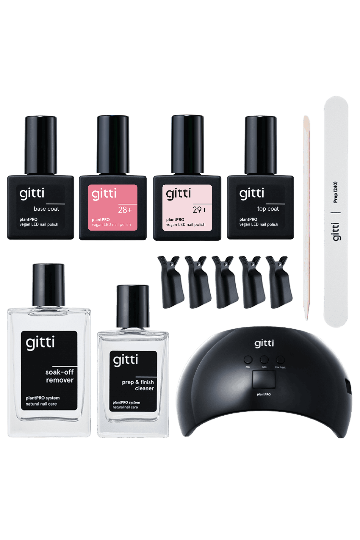 gitti-plantpro-system-lampe-komplettes-gel-nagel-set-9-teilig image 1