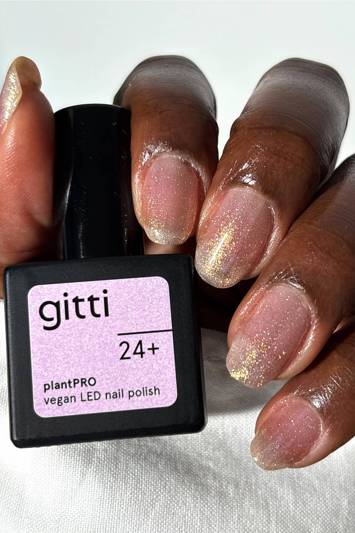gitti-no-24-plantpro-gel-nagellack-ros-transparent-mit-goldschimmer image 4