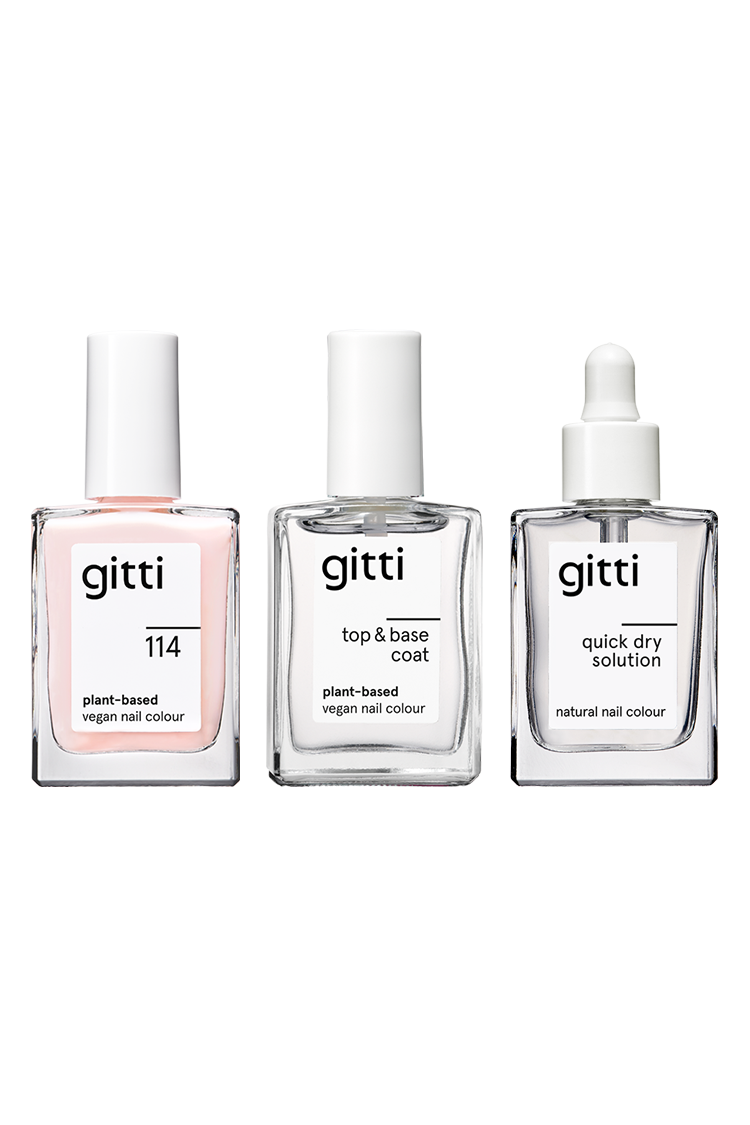 gitti-quick-dry-trio-set-nagelfarbe-15-ml-plant-based-top-base-coat-quick-dry-so image 1