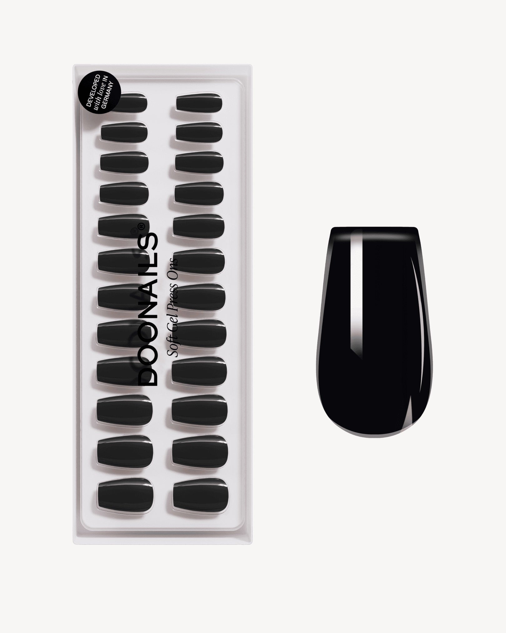 doonails-dark-dream-short-coffin-soft-gel-press-ons-mystisch-dunkel image 1