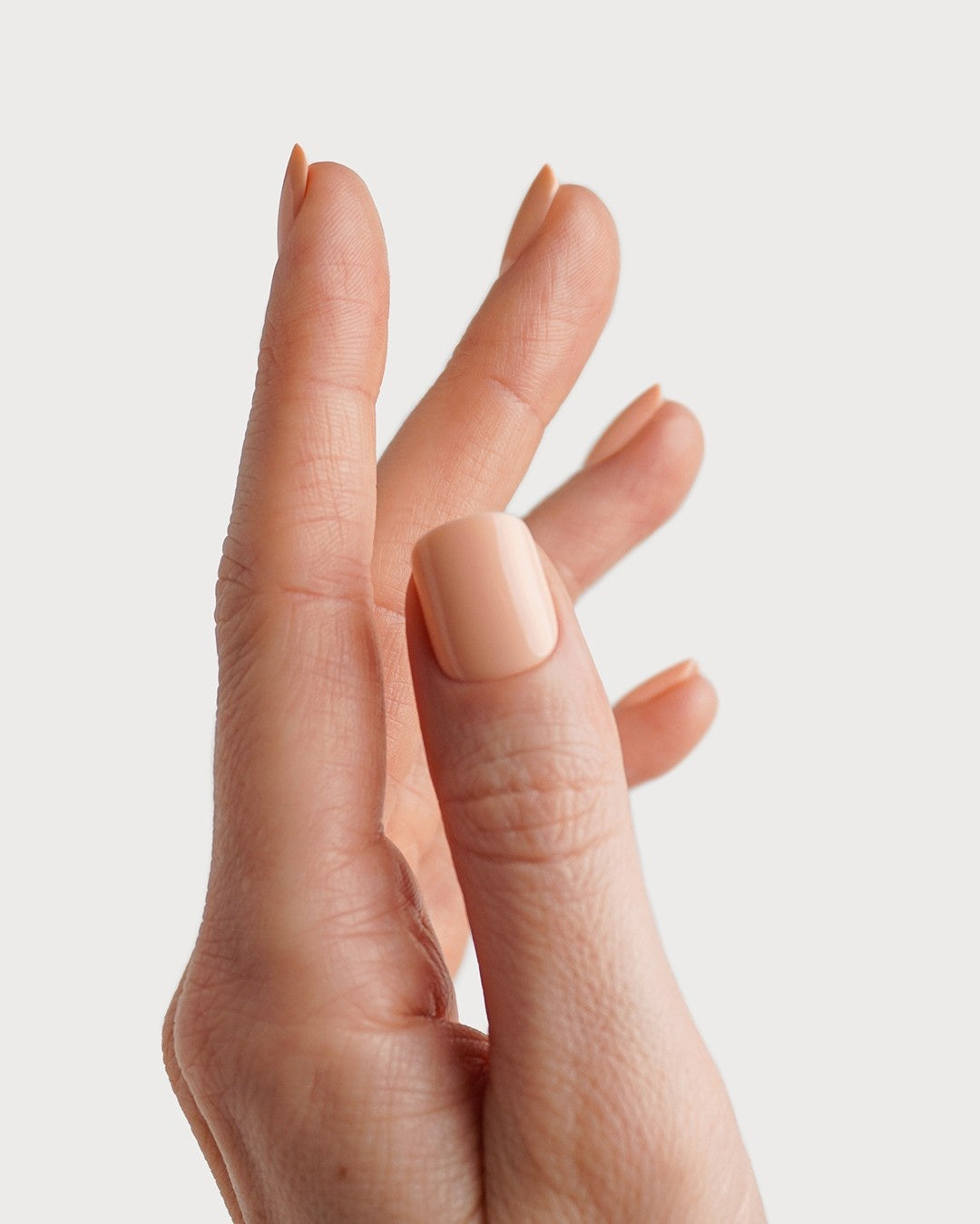 doonails-soft-apricot-extra-short-square-soft-gel-press-ons-zarter-pfirsichton image 4