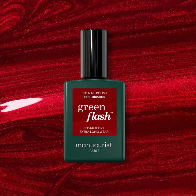 manucurist-green-flash-red-hibiscus-semi-permanenter-nagellack-irisierendes-rot image 1