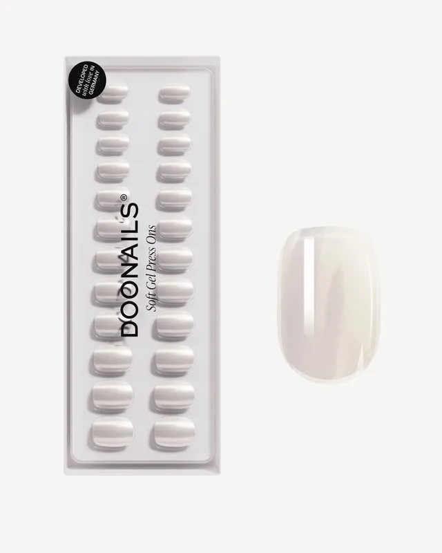doonails-toffee-extra-short-square-soft-gel-press-ons-nude image 1