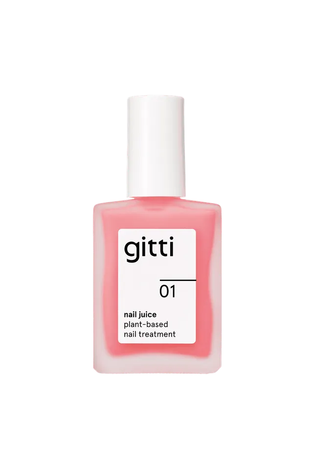 gitti-nail-juice-no-01-veganer-pflegelack-pink-guava-transparent-15-ml image 1