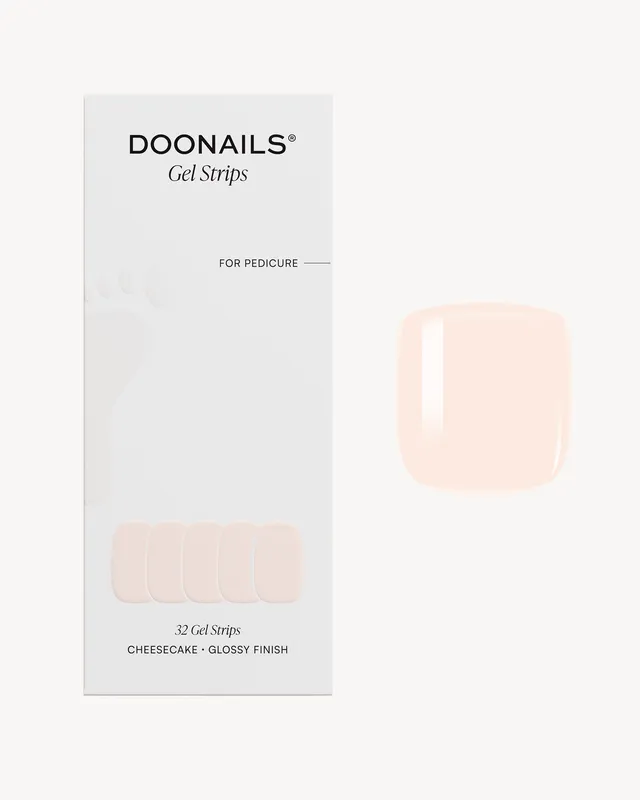 doonails-cheesecake-pedik-re-uv-gel-strips-cremiges-wei image 1
