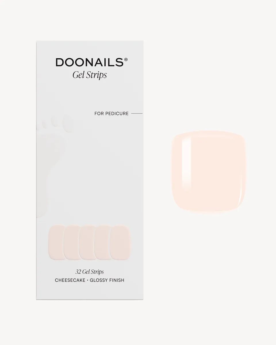 doonails-cheesecake-pedik-re-uv-gel-strips-cremiges-wei image 1