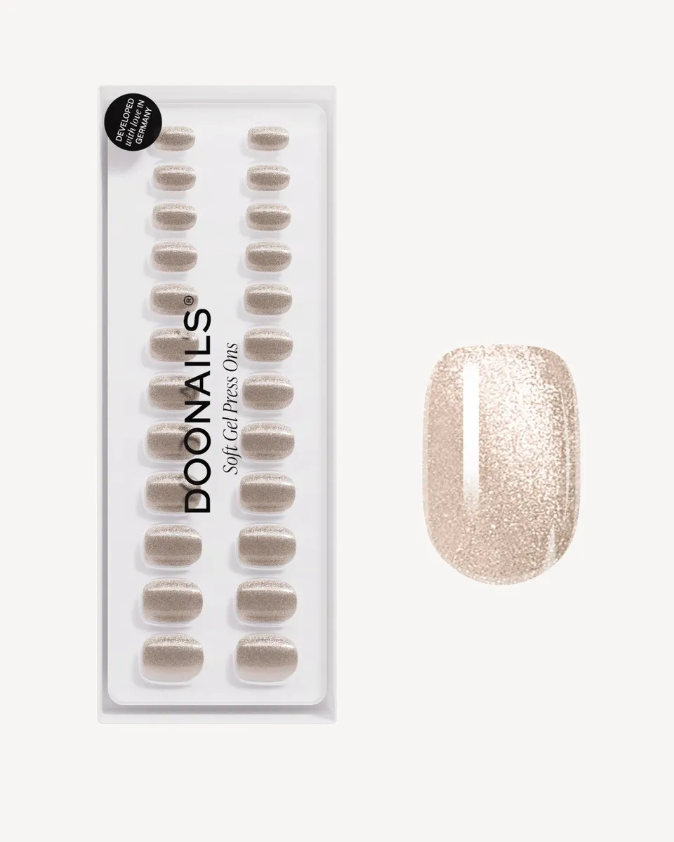doonails-champagne-cat-eye-extra-short-square-soft-gel-press-ons image 1