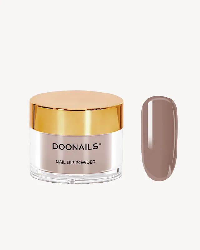 doonails-espresso-dipping-powder-warmes-braun image 1