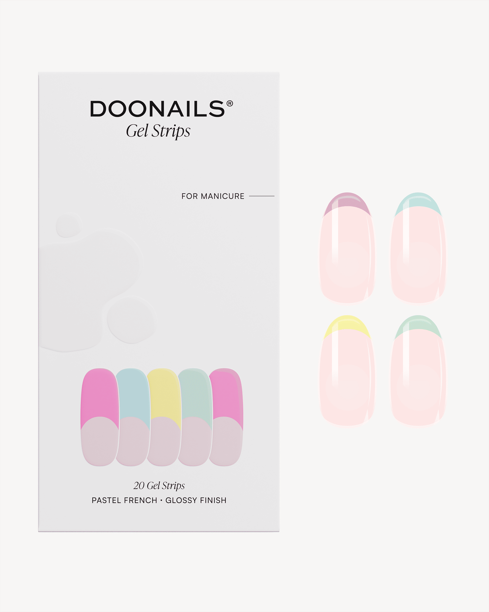 doonails-pastel-french-uv-gel-strips-french-pastell-design image 1