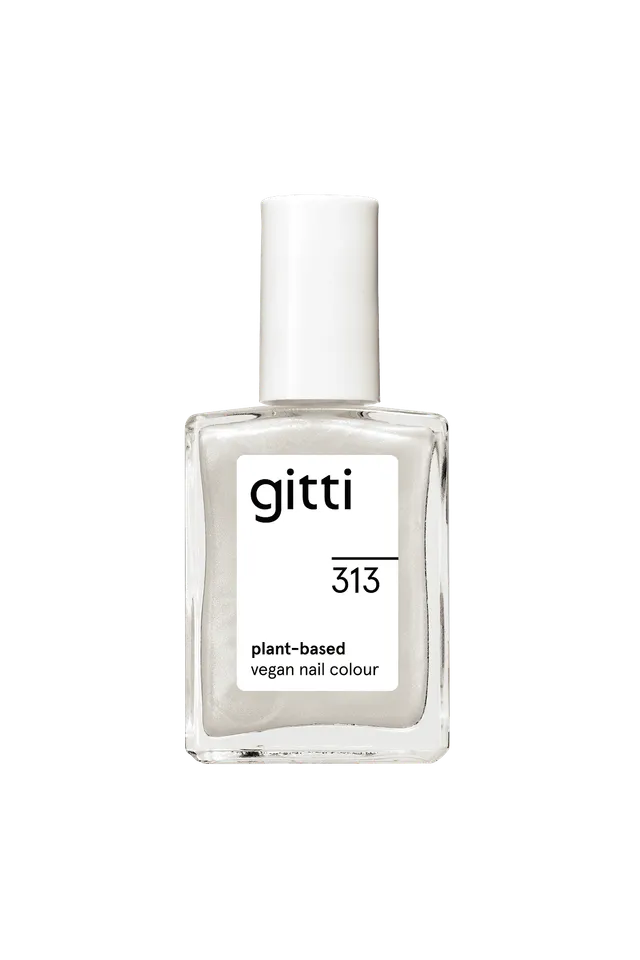 gitti-no-313-plant-based-nagellack-metallic-wei-pearl image 1