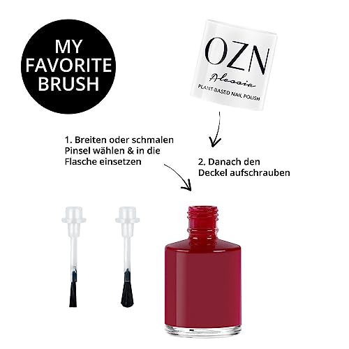 ozn-alba-pflanzenbasierter-nagellack-orange-rot image 6