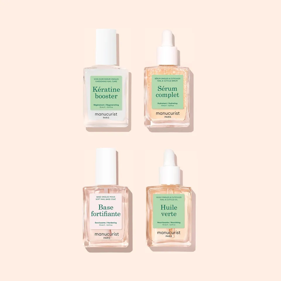 manucurist-ultimate-routine-weiche-n-gel-green-intensivkur-mit-keratin-booster image 1