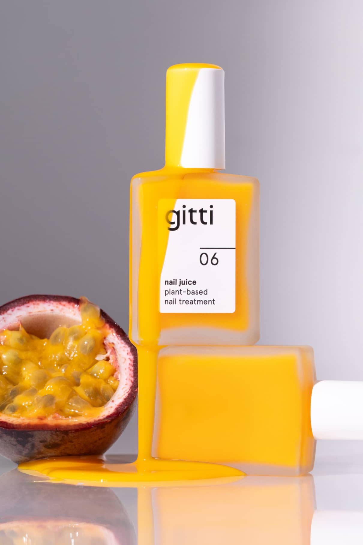 gitti-nail-juice-no-06-veganer-pflegelack-gelb-jelly-finish-transparent-15-ml image 6
