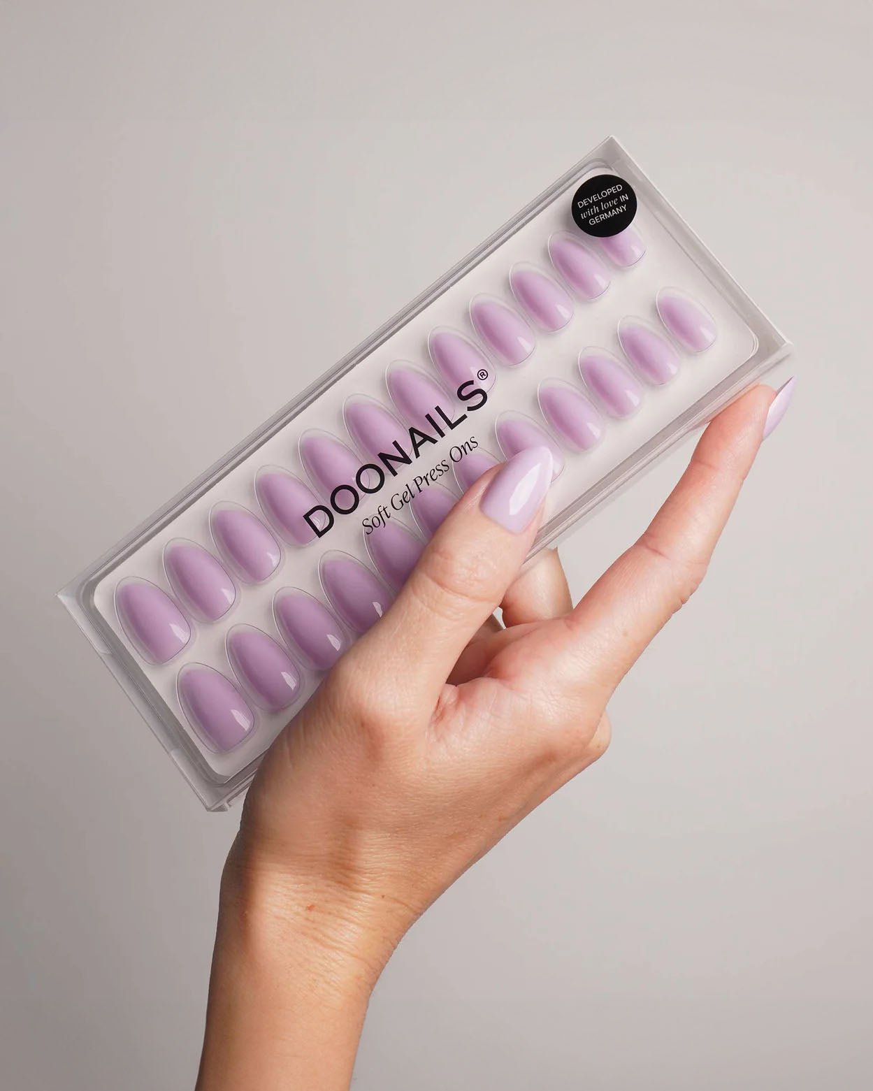 doonails-lavender-mist-short-almond-soft-gel-press-ons-pastell-lila image 4