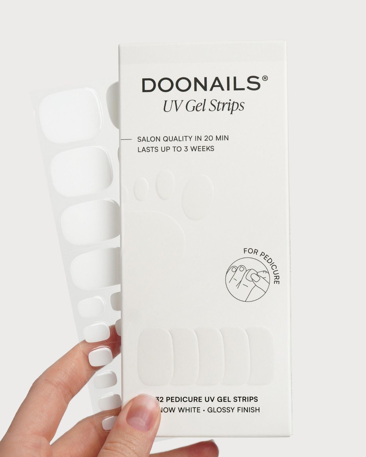 doonails-snow-white-pedik-re-uv-gel-strips image 3
