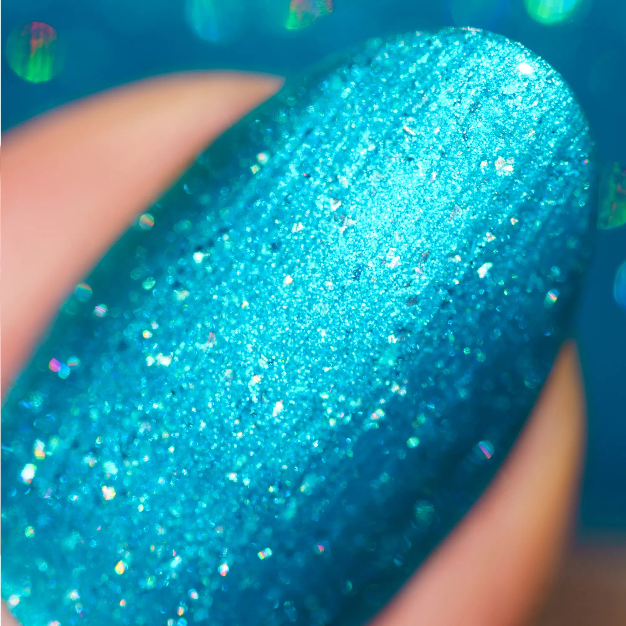 herzlack-blaue-lagune-veganer-nagellack-t-rkisblau-mit-holo-flakies-und-blau-t-r image 4