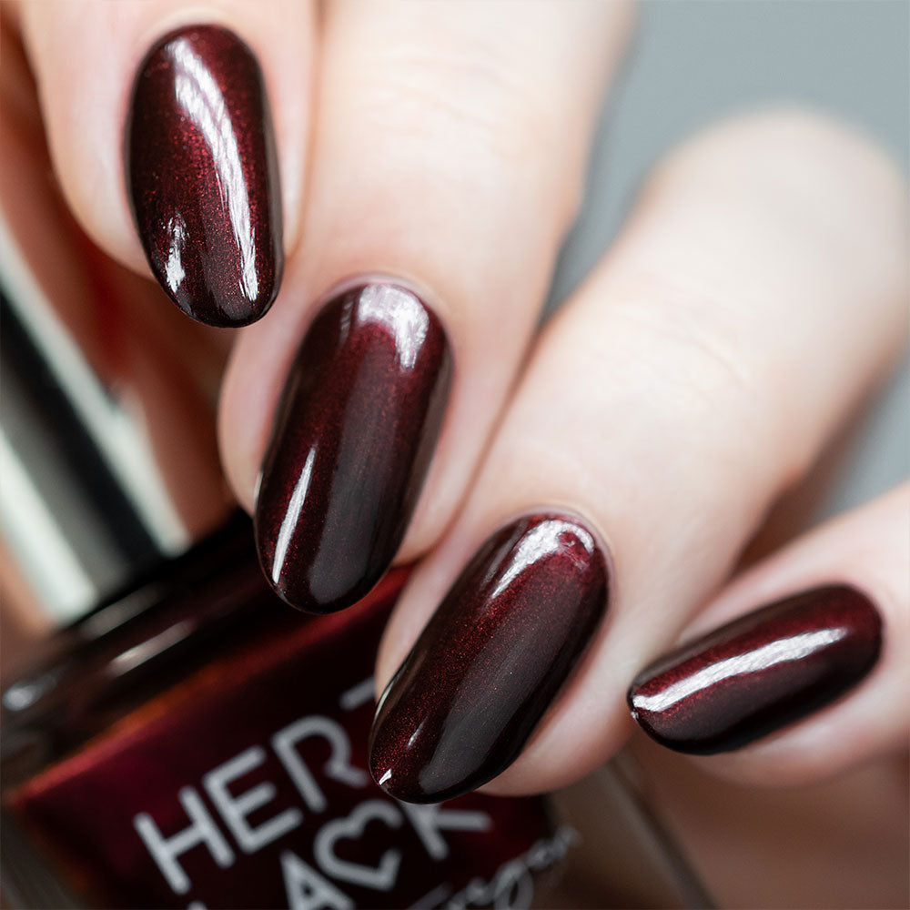 herzlack-spuktakul-r-nagellack-frau-frankenstein-schwarzrot-schimmer image 3