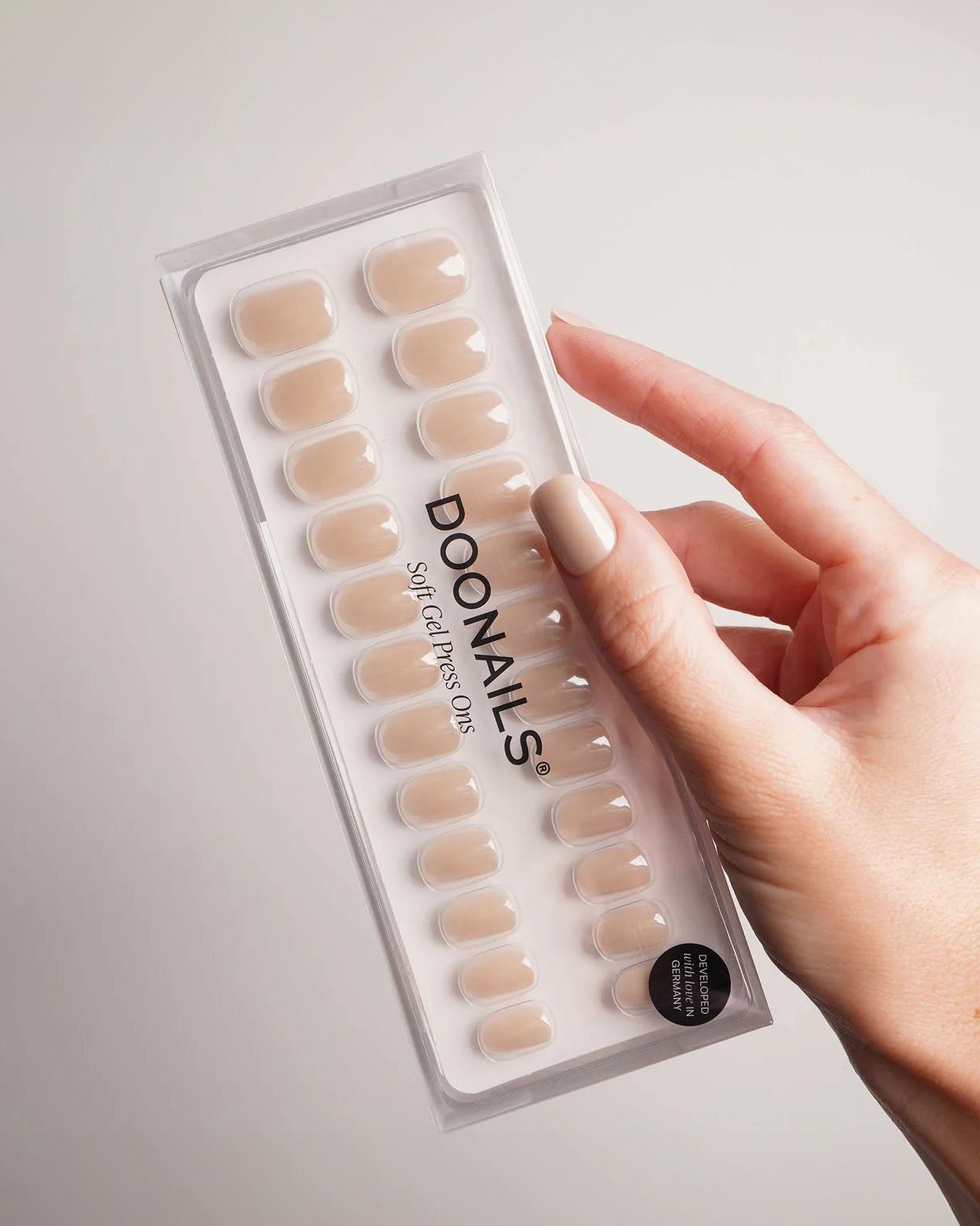 doonails-toffee-extra-short-square-soft-gel-press-ons-nude image 3