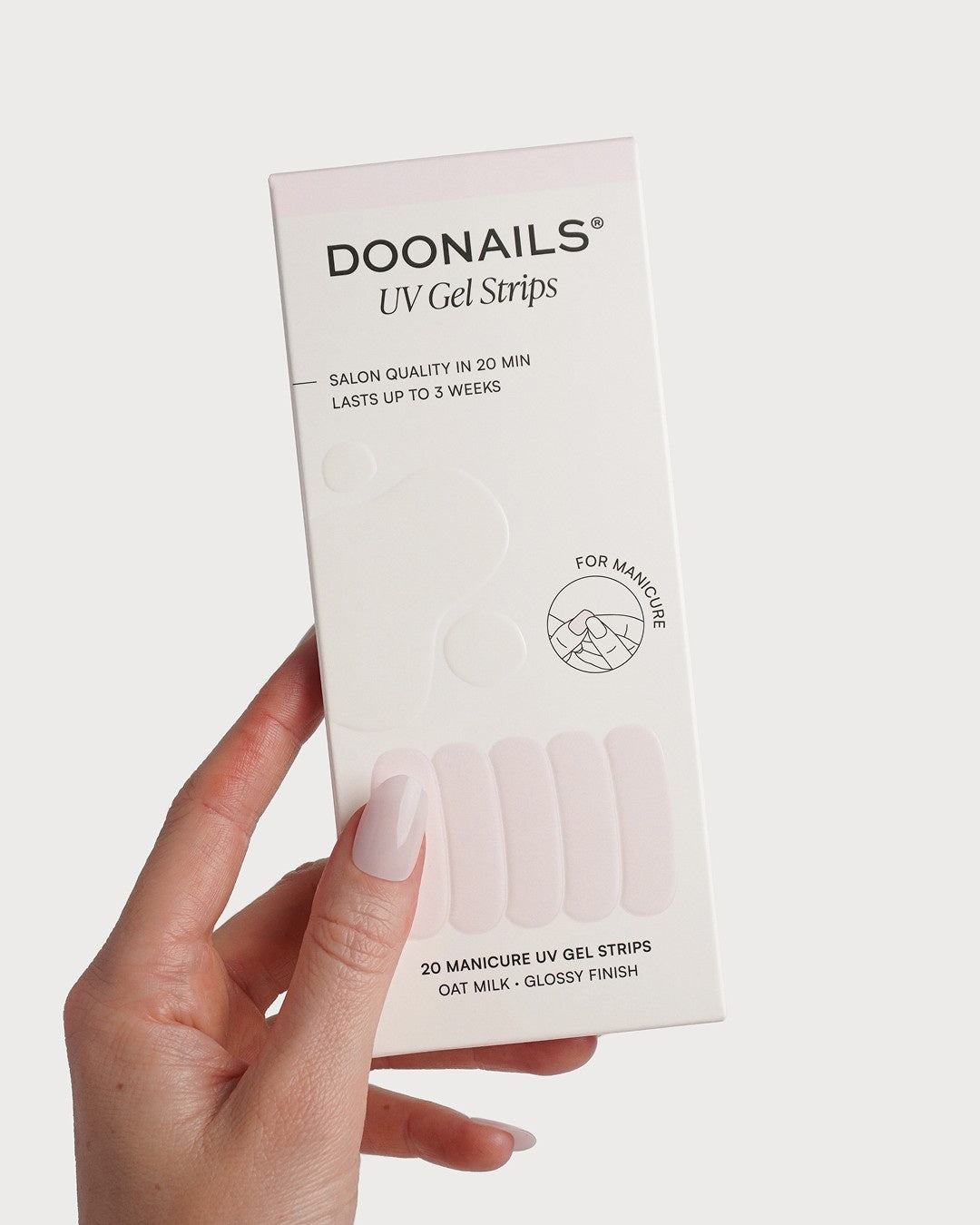doonails-oat-milk-uv-gel-strips-milchig-wei-transparent image 3