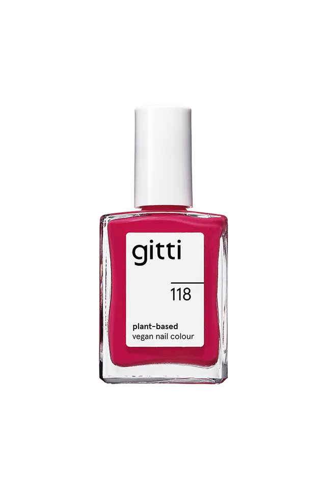 gitti-no-118-nagellack-intensives-himbeerrot-plant-based image 1
